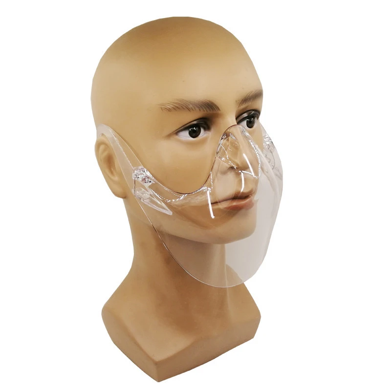 Half Suspended Face Shield acrylic clear faceshield safety acrylic faceshield anti fog