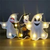 Halloween LED Light Painted Spider Bat Ghost Pumpkin Model Festival Activity Layout Atmosphere