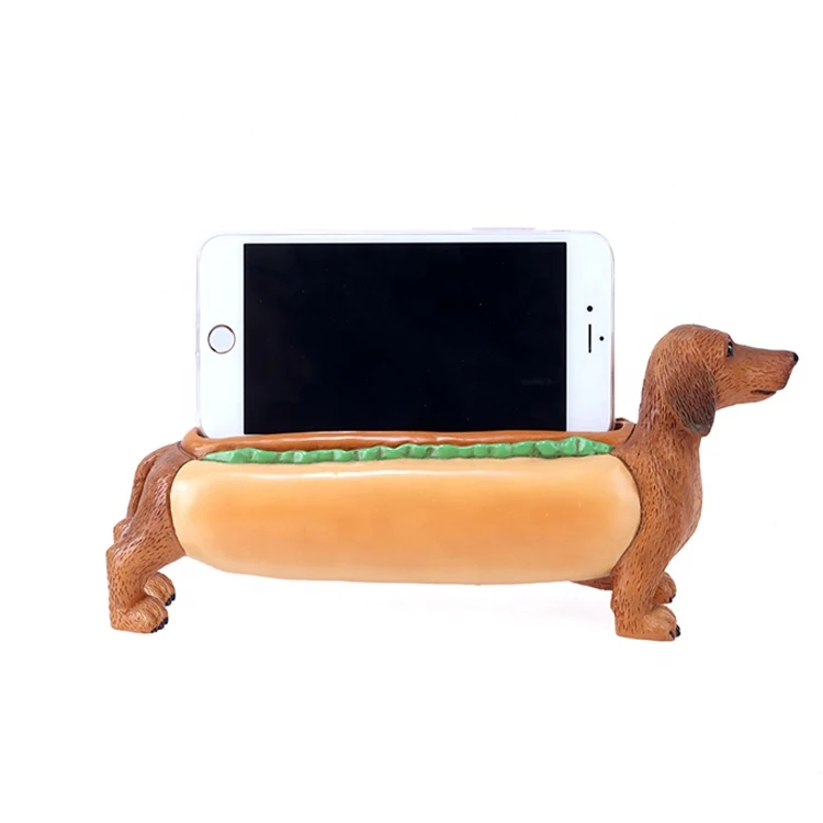 Hand Painted Hotdog Daschund Interior Accessories