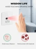 Hand wave IR Sensor Wall Light Switch Infrared  EU UK 95-250V 10A Glass Screen Panel Switch
