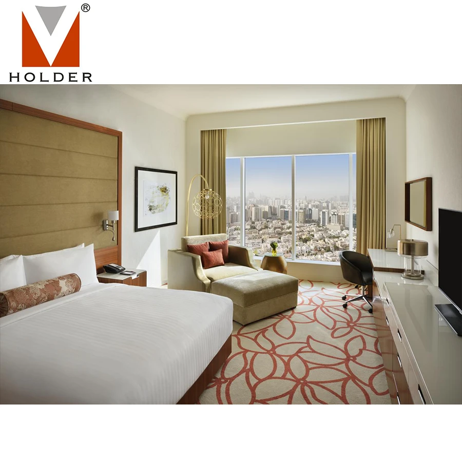 HDB-544 factory custom 5 star high quality luxury modern hotel room bedroom set bed room furniture