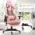 Import Headrest and Footrest Office Swivel Computer Task Desk Chair, Pink pc gaming chair rest chair from China