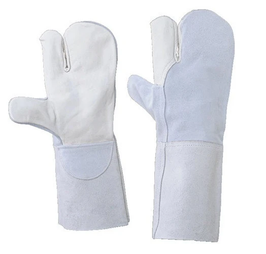 Heat Resistant Tig Welding Gloves Safety Working Arc Mitten Cowhide Grills Gloves Oven Mitts