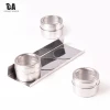 Herb &amp; Spice Tools And Stainless Steel Glass Clear Kitchen Style Modern Color Feature Eco Material salt and pepper shaker set