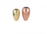 Hexagonal Copper & Gold vases Rose copper, gold , silver, black colors available
