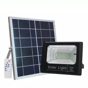 High Brightness Remote Control IP67 Infrared Reflector 40W Outdoor Solar LED Flood Light