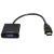 Import High definition HDMI to VGA Adapter digital Converter Cable With 3.5mm Audio from China