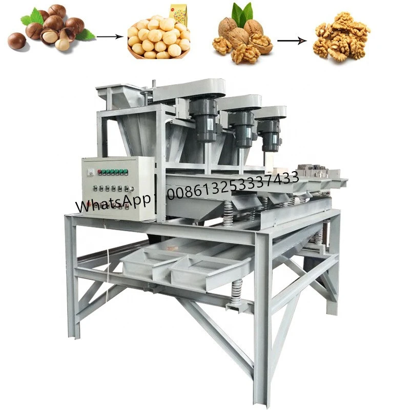 High performance walnut dehusker nut drying machine
