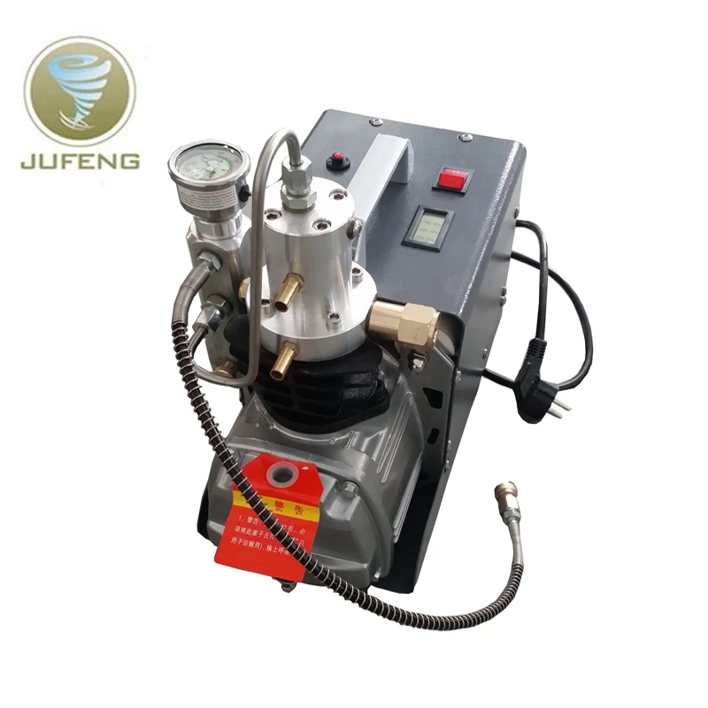 High pressure 4500psi electric motor pcp air compressor pump 300bar made in china