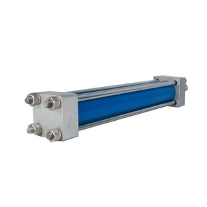 High Pressure Long Stroke Telescopic Hydraulic Cylinders 50 Ton For Press