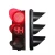 Import High quality 200mm green and red traffic light CE road signal lamp pvc from China