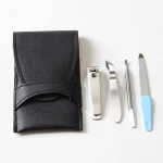 High Quality 4pcs in 1 PU bag Portable travel kit