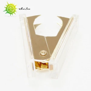 high quality acrylic gold rose stapler pin remover for office school