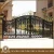 Import high quality beautiful square tube wrought iron gate/artistic wrought iron gates/new design high quality &amp; low price ornamen from China