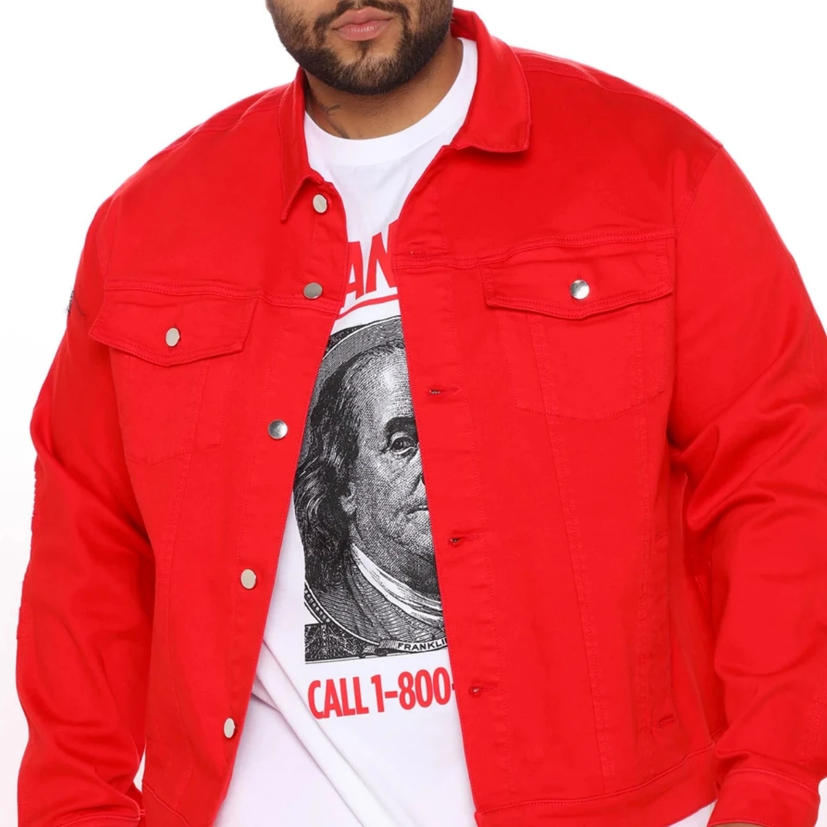 High Quality Casual Fashion Mens Custom Logo Long Sleeve Denim Jacket Best Seller Wholesale Denim Jackets