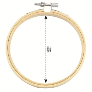 High Quality Creative Environmental Protection Cross Stitch Kit Wood Frame Natural Bamboo Embroidery hoop