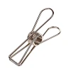 High Quality Factory Clothes Pins Large Clothes Pegs 304 Metal Skeleton Clip Small Fish Clip Spring Steel,spring Steel CN;GUA