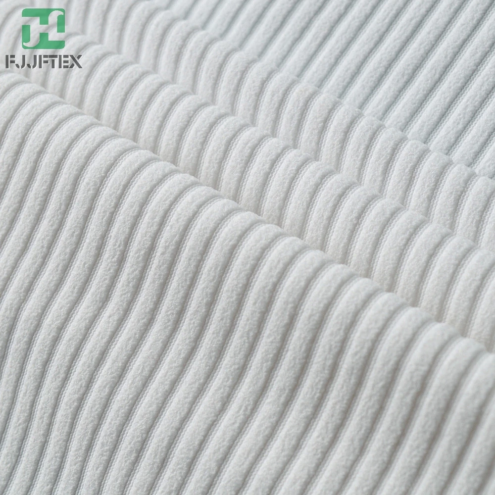 High quality FJJFTEX nylon spandex stripe rib knit swimwear fabric
