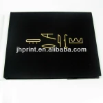 high quality Good selling coil binding hard black paper wedding photo album scrapbook printing server