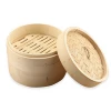 High Quality Natural Portable Food Bamboo Steamer