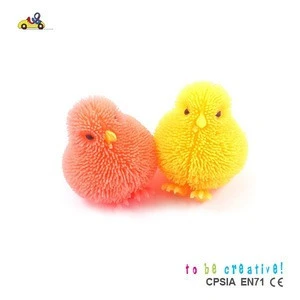 High Quality No Toxic Little puffer ball, Easter Chicken Animal Toy