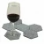 Import High Quality Printed Felt Cup Coasters With Holder from China