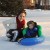 Import high quality PVC inflatable snow tube, inflatable snow sled for sale from China