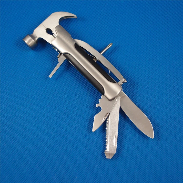 High Quality stainless steel handle OEM mini claw Hammer with Multi tools