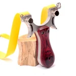 High quality stainless steel rubber band outdoor shooting game catapult slingshot