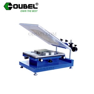 High stability smt solder paste printer silk stencil screen printing machine with good quality