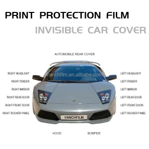 High Stretchable Anti-yellow Import TPU Paint Protection Film Car Body TPU PPF Wrap Glossy Paint Film