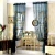 Import Home decoration woven embroidery organza luxury sheer curtain from China
