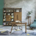 Home Office Desk Computer Desk Ash Wood Solid Office Furniture Modern Scandinavian