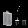 Hot Sale 1oz 30ml Clear Frosted Glass Perfume Bottle With Aluminum Atomizer