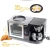 Import Hot sale 3 in 1 breakfast making machine egg frying coffee maker toast oven with toughened glass doors from China