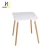 Import Hot Sale  Black MDF Top With Solid Wooden Beech Legs Dining Table In Dining Room Furniture from China