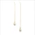 Import Hot Sale Cubic Zircon Fashion Gold Silver Hollow Water Drop Tassel Pendant Asymmetric Earrings Long Ear Drop Dangle Earrings from China