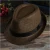 Import Hot sale custom cheap fedora straw hat men from China