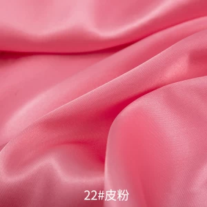 Hot Sale Stock Polyester Satin Fabric 75GSM for Dress SA0035-6