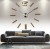 Import Hot sale wall clock watch clocks 3d diy acrylic mirror stickers Living Room Quartz Needle Europe horloge from China