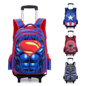 Hot Sales Detachable Wheeled Backpack Kids Trolley School Bag
