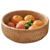 Hot selling cheap custom dried fruit basket rattan woven fruit basket