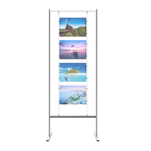 Standing Banner Rods Buy Hot Selling Double-sided Banner Advertising Rod Display Stand Floor ...