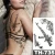 Import Hot Selling Grey Lace Gun Women Waterproof Sexy Temporary Tattoo Sticker from China