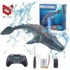 Hot Selling New Jurassic Dinosaur Mosasaurus Water Remote Control Children Toy Model Gift