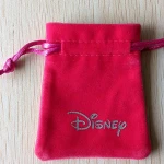 Hot selling personality logo velvet bag jewelry