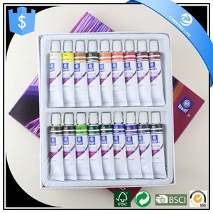 Hot Selling Popular Cheap Portable 18color Acrylic paint for kids