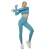 Hot selling seamless mesh long sleeve top yoga leggins 2 piece sets womens sportswear gym wear