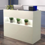 Hot Selling Simple Clothing Wooden Shop Cash Counter Design Furniture Store Counter