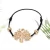 Import Hot Selling Simple Design Wax Cord Plating Rose Gold Metal Charm Bracelet from China